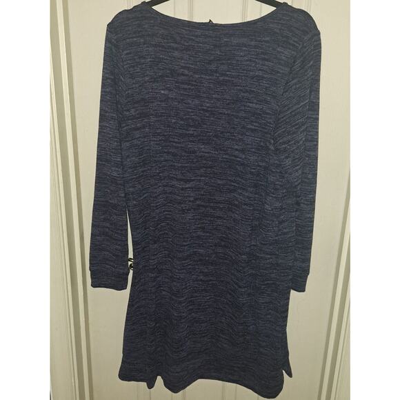 Tacera Women's Tunic Top 1X Heathered Gray with Pockets Polyester Rayon Spandex - Picture 2 of 7